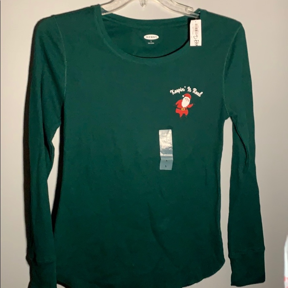 Old Navy Christmas Pajama Top